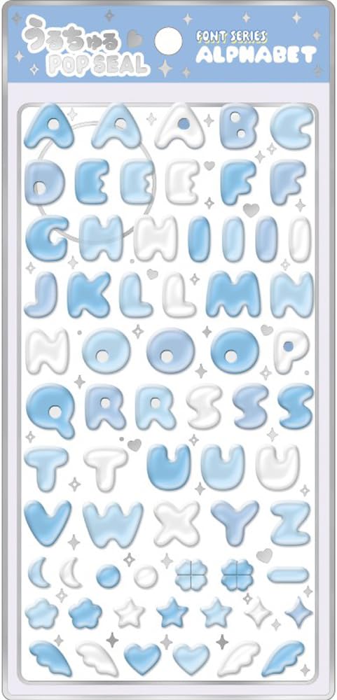 Amazon | クラックス CRUX うるちゅる ポップシール アルファベット