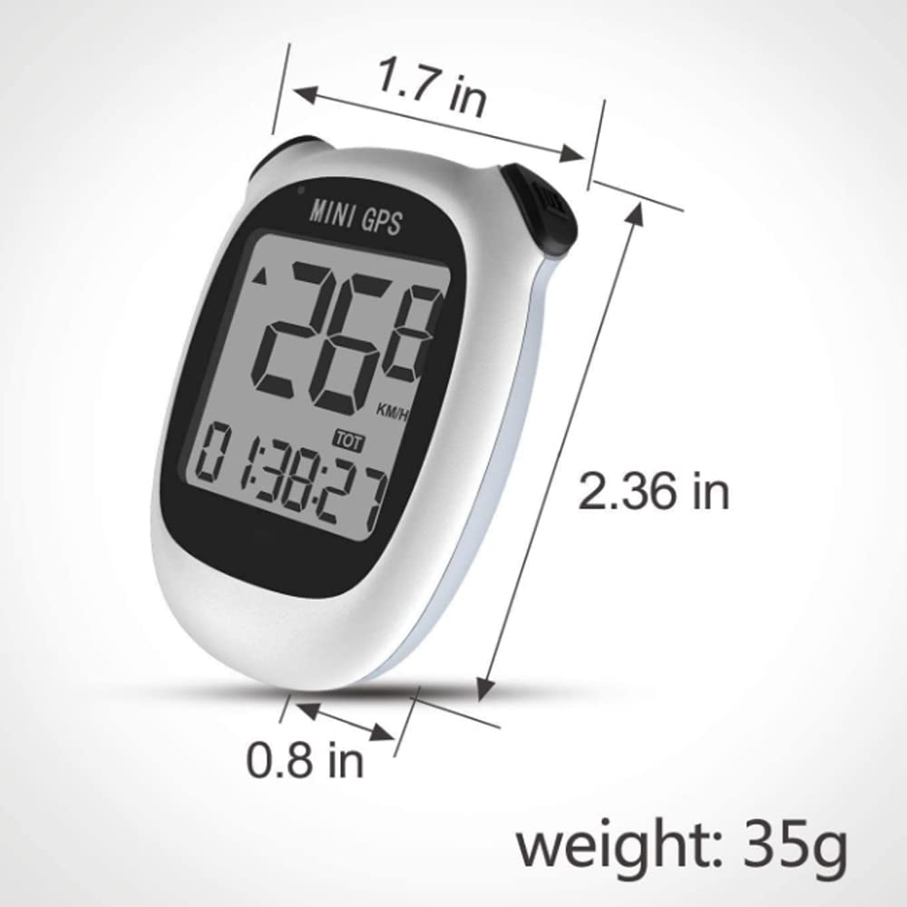 Mini computer da bicicletta GPS, senza fili, tachimetro da ciclismo, contachilometro, bicicletta e contachilometro, impermeabile, display LCD retroilluminato, per bici da strada, MTB