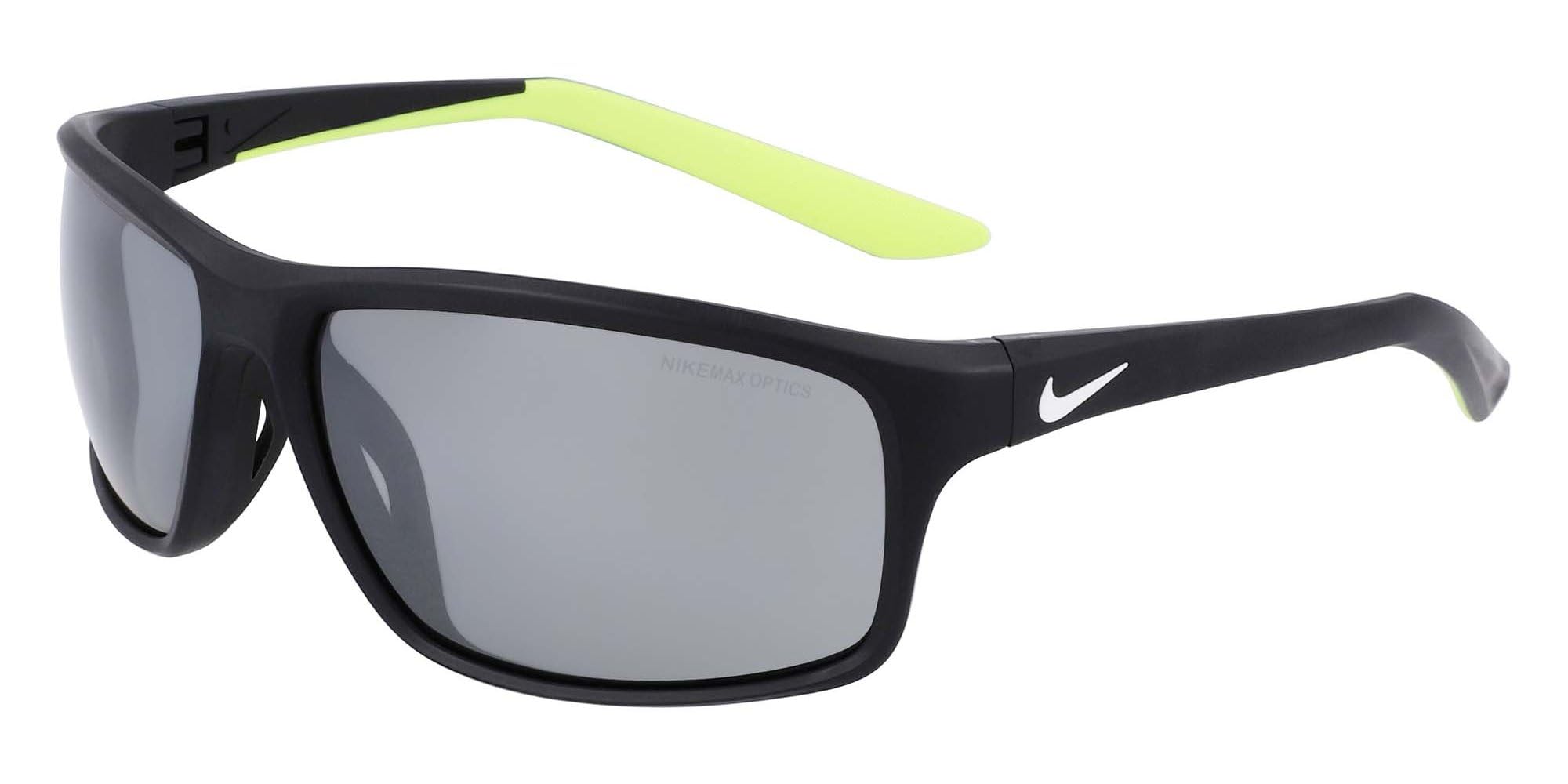 Nike Unisex Gray Sunglasses, 64 Mm, Adrenaline 22 Sunglasses