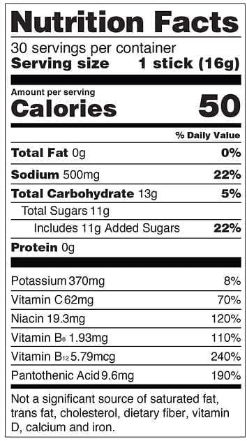 Liquid I.V. Hydration Multiplier Popsicle Firecracker - 30 Sticks