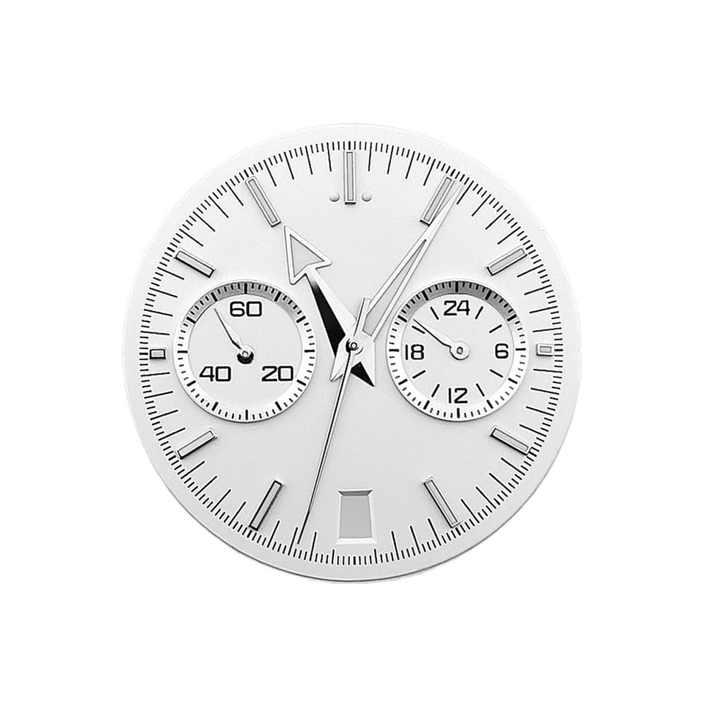 1 zestaw 32,5 mm Tarcza C3 Zielona Luminous Fit VK64 Mechanizm Czarny Biały Akcesoria zamienne do zegarków Części