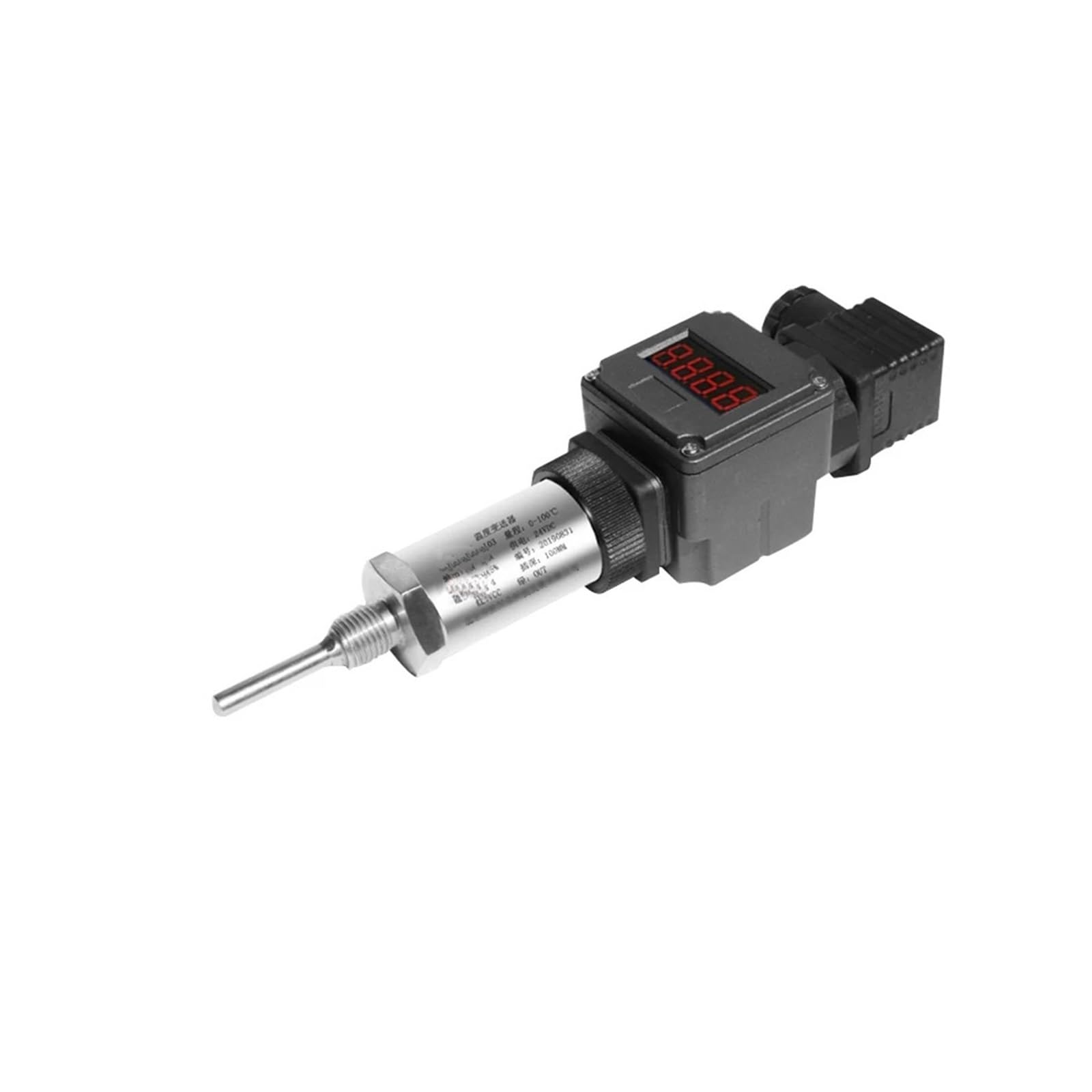 Sensor de temperatura PT100, sonda 304SS, M20 x 1,5, 4-20 mA, 0-10 V, 0-5 V, RS485, PT100, convertidor de señal de temperatura, transmisor(-50-200C to 0-10V,150mm)