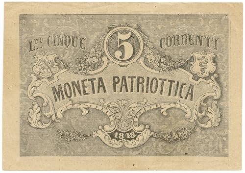 Banconota da 5 Lire Cartamoneta.com 5 Lire Quinto PRESTITO di Guerra BUONI PATRIOTTICI Milano GENNAIO 1918 BB+ 23886/IV
