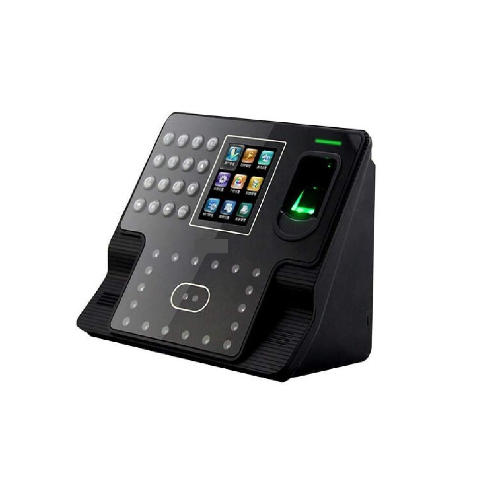 Orologi per dipendenti di piccole imprese, Bio di riconoscimento facciale Employee Quadrante di orologio Dual Camera facciale Fingerprint Software per uffici, fabbriche, alberghi, scuole, ristorant