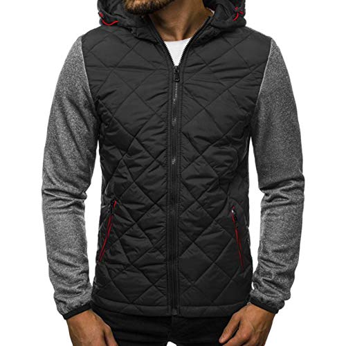 VANVENE Uomini Zip up Felpa con Cappuccio Maglioni...