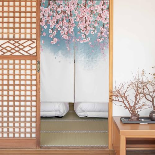 のれん 暖簾 遮光 幅85x丈120cm おしゃれ カーテン 間仕切り 防寒 防音 厚手 和風 目隠し UVカット 断熱 玄関 キッチン リビング 出入り口 飲食店 寝室 春夏秋冬 防寒 防音 厚手 和風 目隠し UVカット 断熱 玄関 キッチン リビング