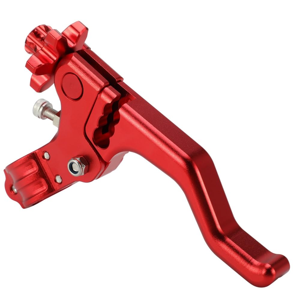 NingRuiBhd Brake Levers Clutch Lever for Suzuki Aluminum Dirt Pit Bike Motorbike Motorcycle Accessories Clutch Levers Universal(Red)