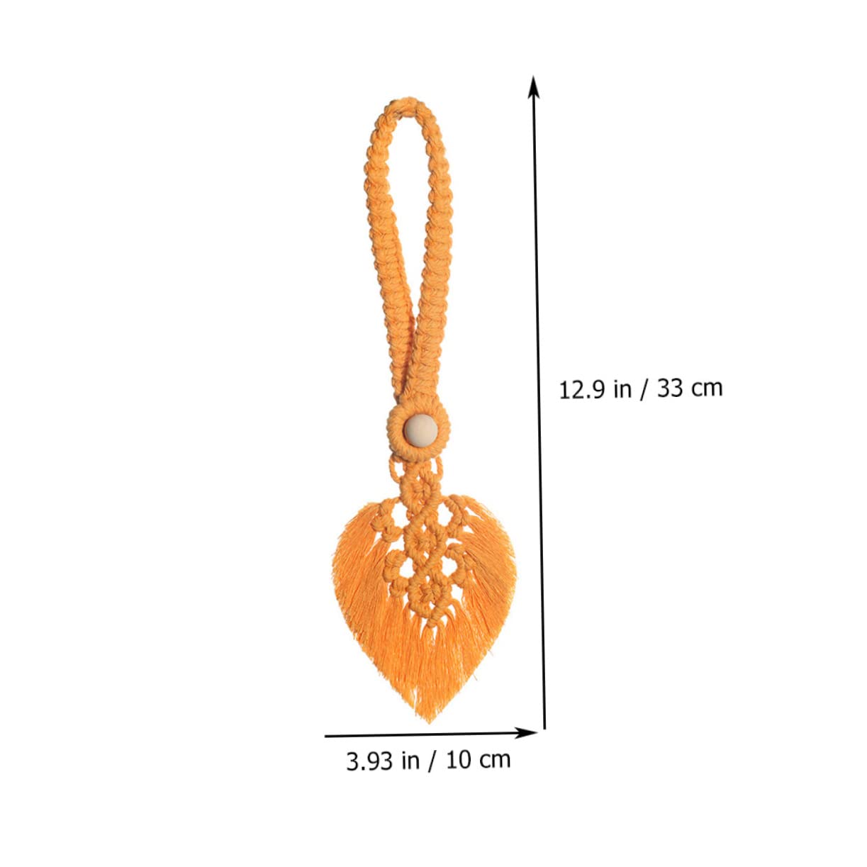 Alipis 8 Ensembles Corde À Rideau Tentures Attaches Crochets Tringle À Rideau Dorée Embrasses De Rideaux Or Décorations Ancien Pli Pôle Embrasses De Rideau d'or Bois Orange 2 Pièces * 8