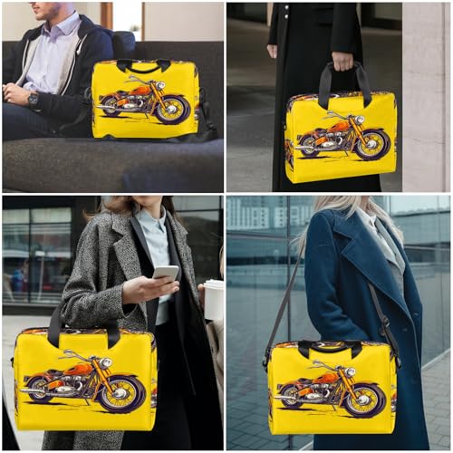 Bolso para Laptop 16 Pulgadas Amarillo Vintage Impermeable miniatura 7