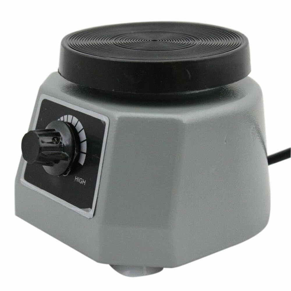 Dental Vibrator Rüttler Vibrator Zahntechnik Gipsrüttler Runder Vibrator Shaker Oszillator Dental Lab Ausrüstung für Zahnärzte 220V 100W (EU-Stecker)