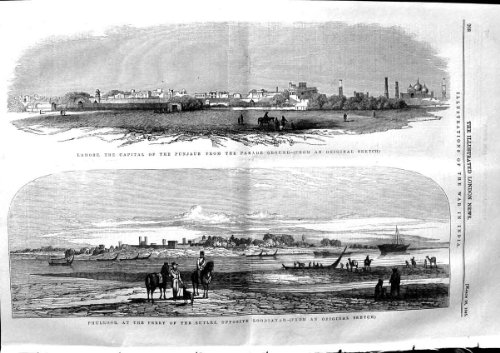 FERRY 1846 DU CAPITAL PUNJAUB PULLOOR DE LAHORE LOODIANAH FERRY 1846 DU CAPITAL PUNJAUB PULLOOR DE LAHORE LOODIANAH