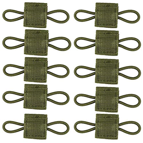 Tactical Vests Backpacks Bags Accessories Tactical Gear Holder Clip Molle Webbing Retainer Elastic Binding Ribbon Buckle