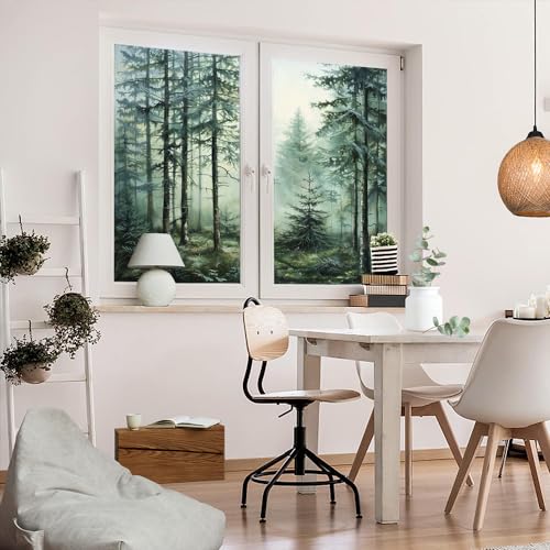 Vinilo decorativo para ventana con protección privacidad y efecto esmerilado miniatura 5