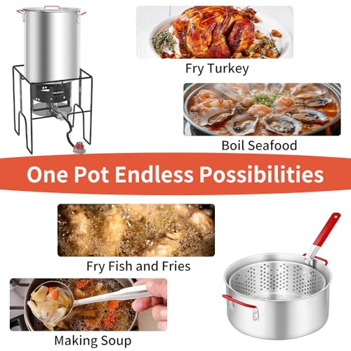 HEATAK 30 Qt Turkey Fryer & 10 Qt Fish Fryer Combo Kit CSL100 の商品画像 6