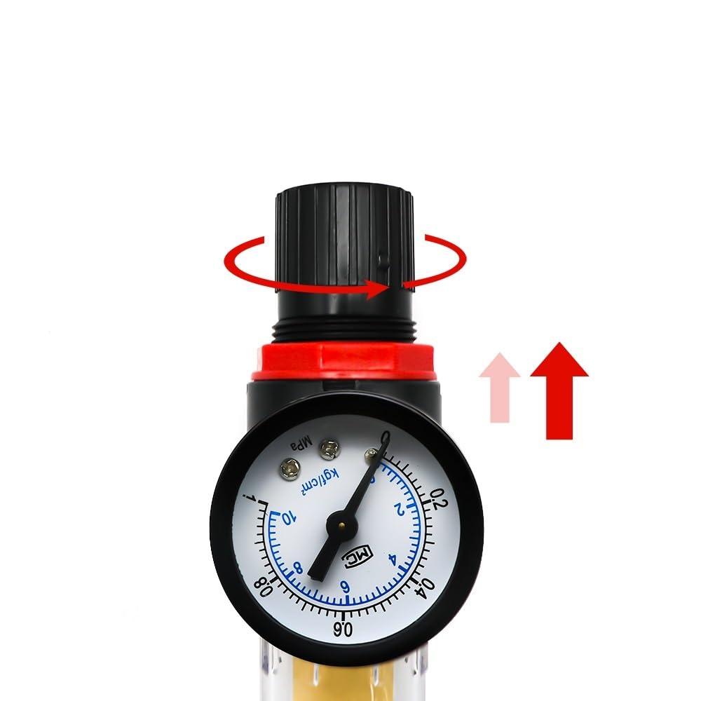 Filtr pneumatyczny AFR-2000, urządzenie do uzdatniania powietrza, regulator ciśnienia, sprężarka, zawór redukcyjny, separator oleju i wody, AFR2000(AFR-2000 w SMPM20)