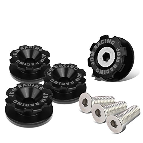 Kit de fixation rapide pour coffre et pare-chocs noir DNA MOTORING