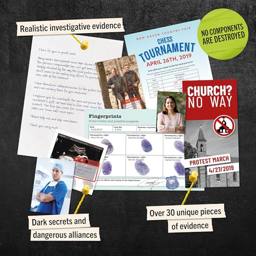 Juego de Mesa Murder Mystery - Investigación Detective miniatura 3