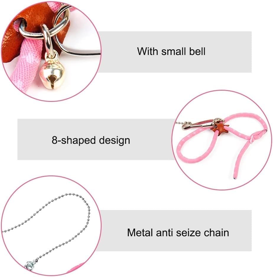 Image of Hamster Harness,80cm /31.5in Adjustable Small Animal Training Leash Harness Chinchilla Vest and Leash Set Soft Animal Pet Rope Harness for Small Pet Outdoor Walking()