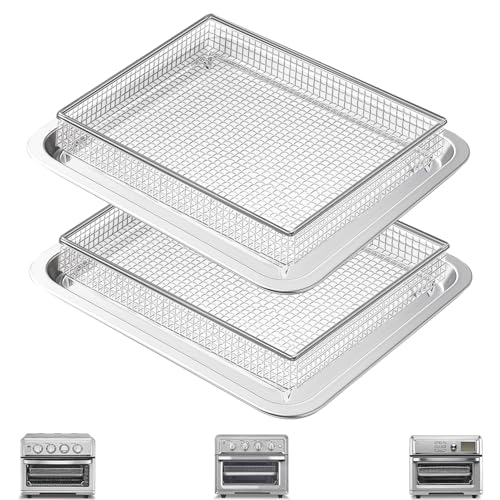 2Pack Mesh Steel Basket Wire Rack