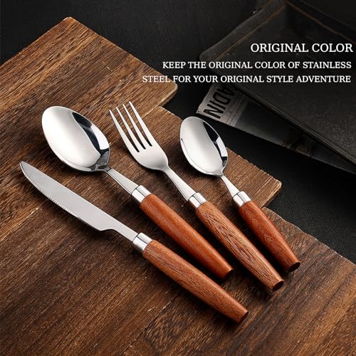 Set Cuchillos Cubiertos 24 Piezas Acero Inox miniatura 2