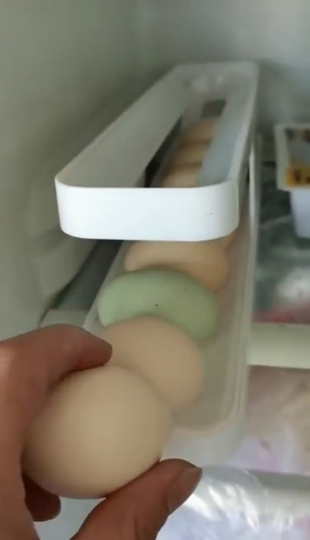 Portauova Frigorifero 2 Livelli - Dispenser Uova A Scorrimento Automatico - Per 14 Uova - AMFRPAR - Foto 12