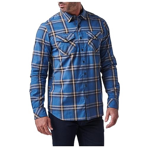5.11 Tactical Men's Gunner Long Sleeve Shirt, RAPIDraw Placket, Style 725302