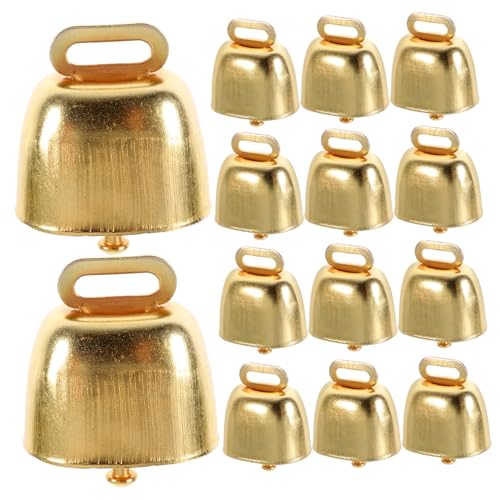 Levemolo Loud Cattle Bells Farm Animal Bells Metal Cow Bear Little for Goats Livestock Hanging Pendants