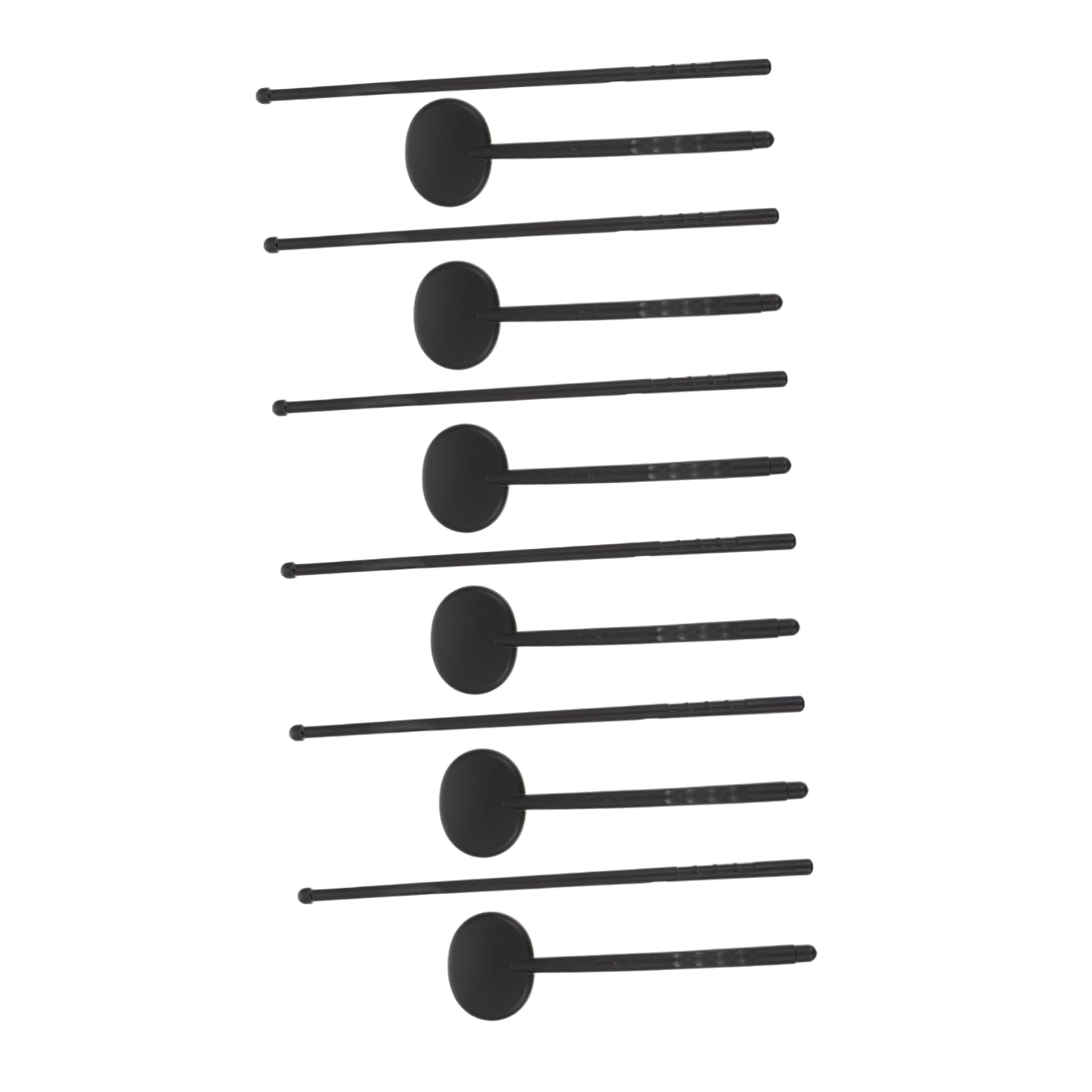 Healeved 12pc Eye Occluder Kit Pinhole Occluder for Vision Tests Solid for Optometry Professionals