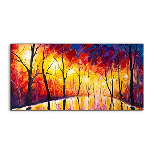 Tableau en verre trempé 120x60 cm pour illuminer votre chambre