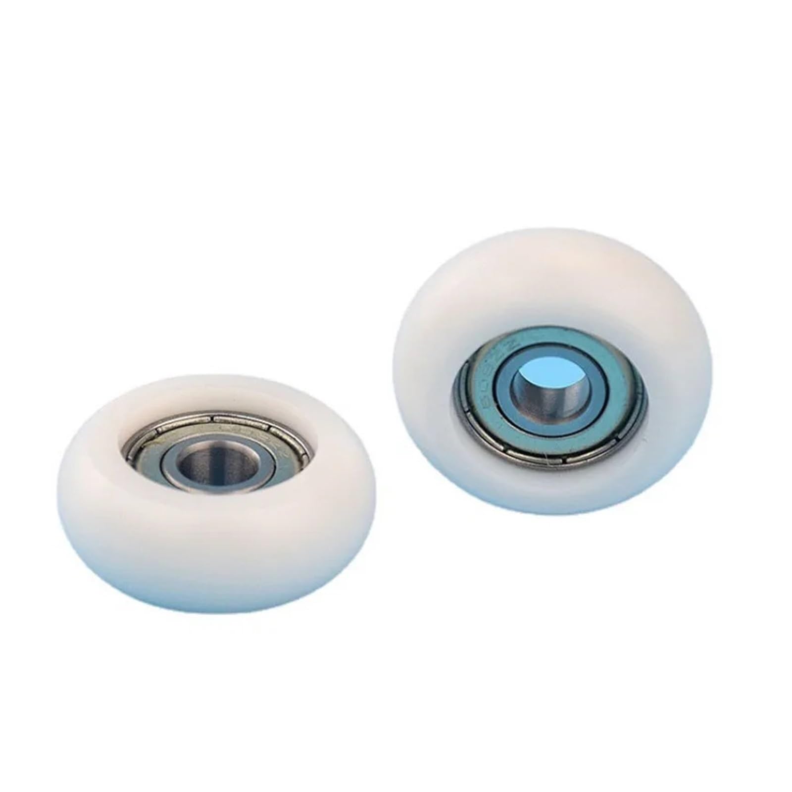 5-częściowy zestaw gumowanych kół pasowych, rolka POM, aluminiowe profilowane koło szlakowe 5 x 17 x 6 mm