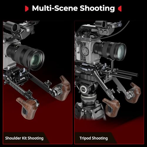 Image of SmallRig Rotating Right-Side Wooden Handle for ARRI Rosette, Load Capacity to 15kg / 33lbs, Flexible Position Adjustment, Ergonomic Design & Anti-Slip Design