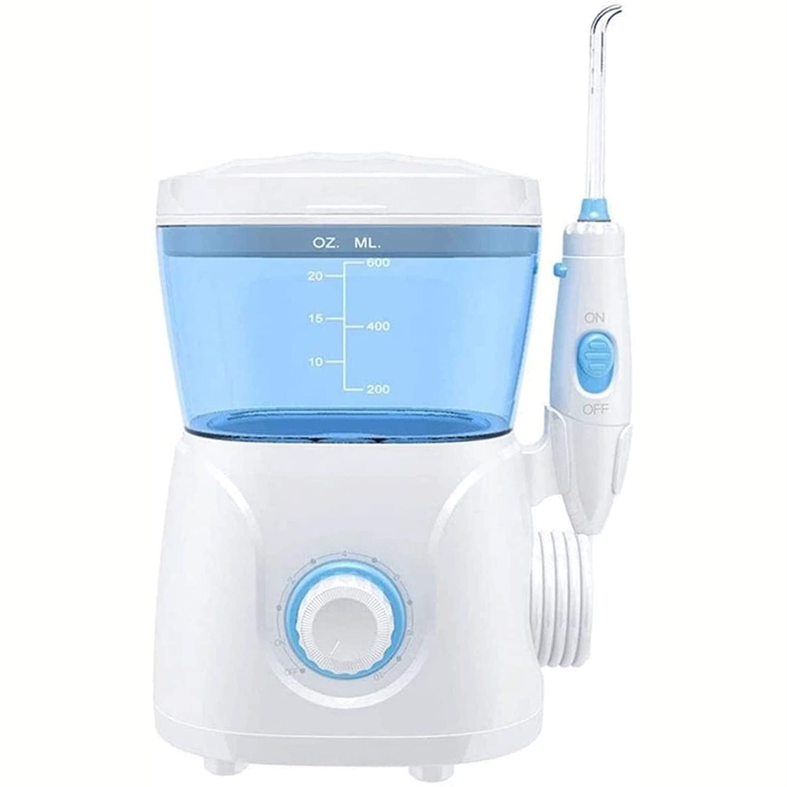Water Flosser for Braces Teeth Cleaning 600ML Teeth Cleaner Professional Electric Dental Oral Irrigator with 10 Water Pressure