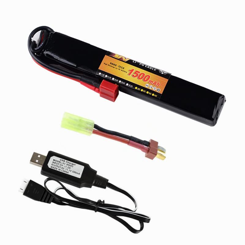 Amazon.co.jp: 11.1V LiPo Airsoft StickバッテリーDeans-Tコネクター