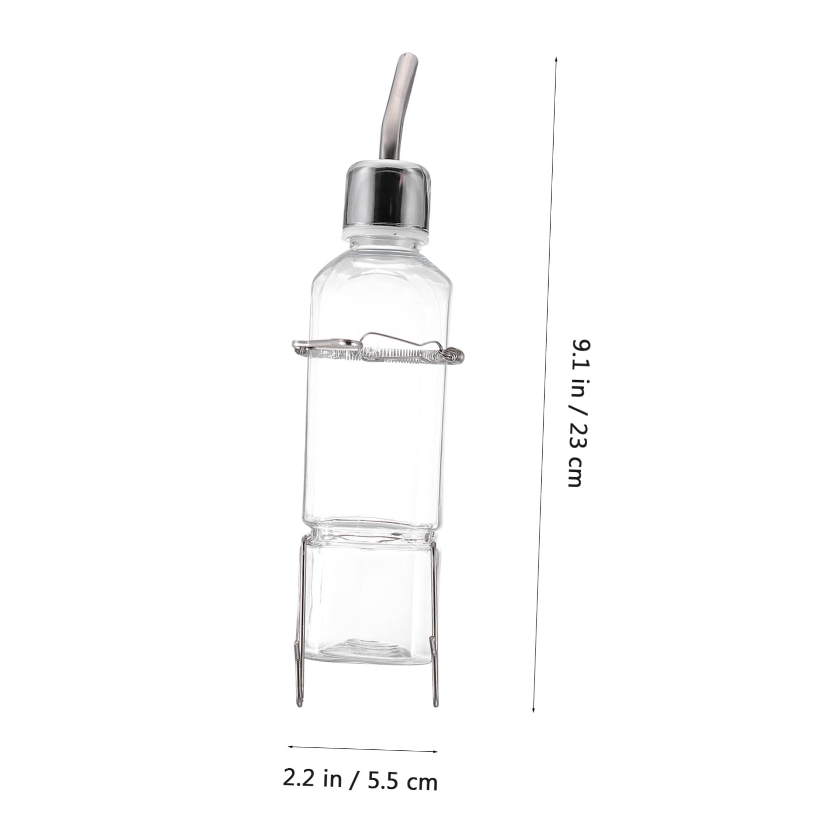 VANZACK 6 Pièces Abreuvoir Suspendu pour Animaux Distributeur Plastique sans Odeur Antifuite Convient pour et Rongeurs