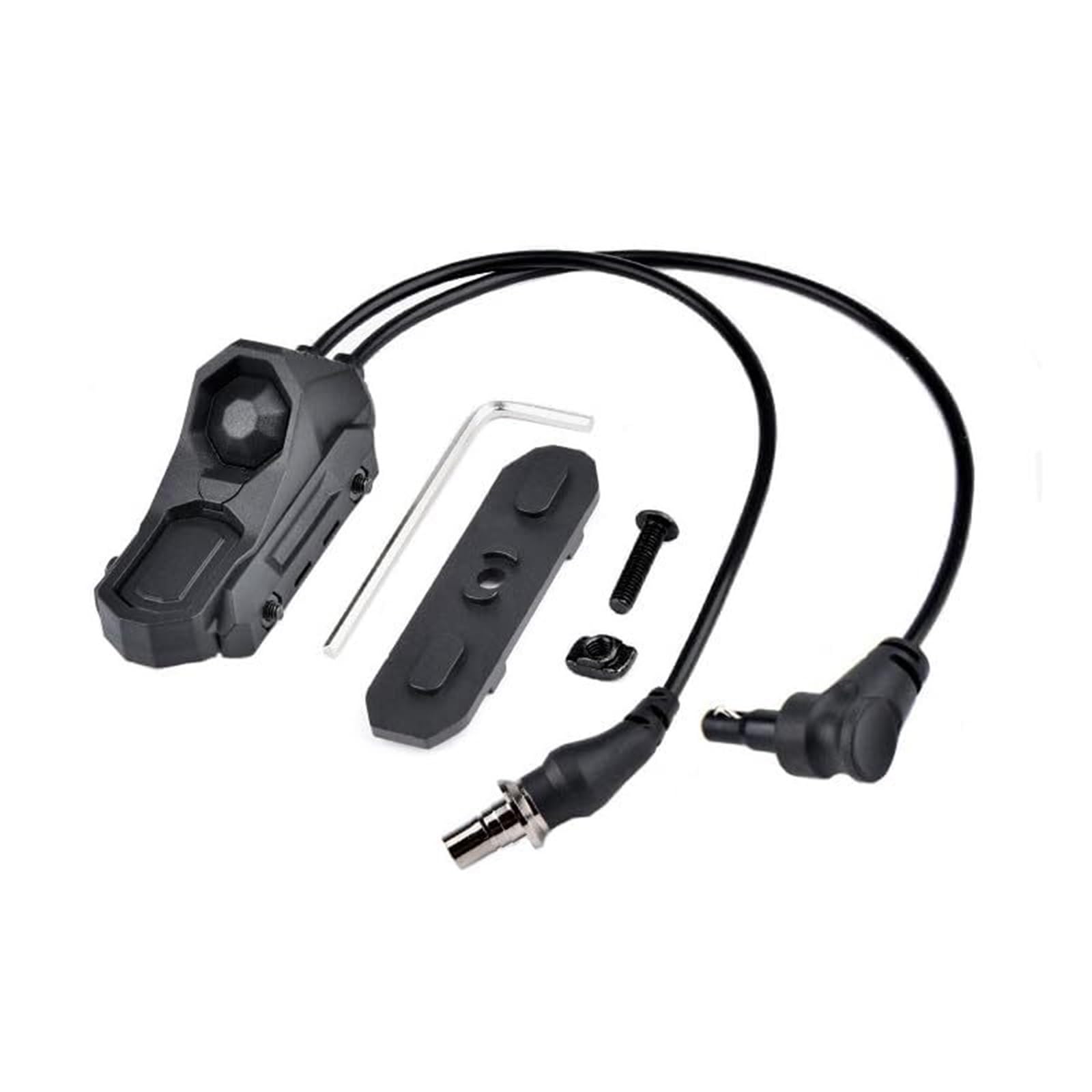 Pbtmcd Sf+Crane Plug Bk Tactical Dual Wire Button Remote Activation Pressure Switch(Sf+Crane Plug Bk)