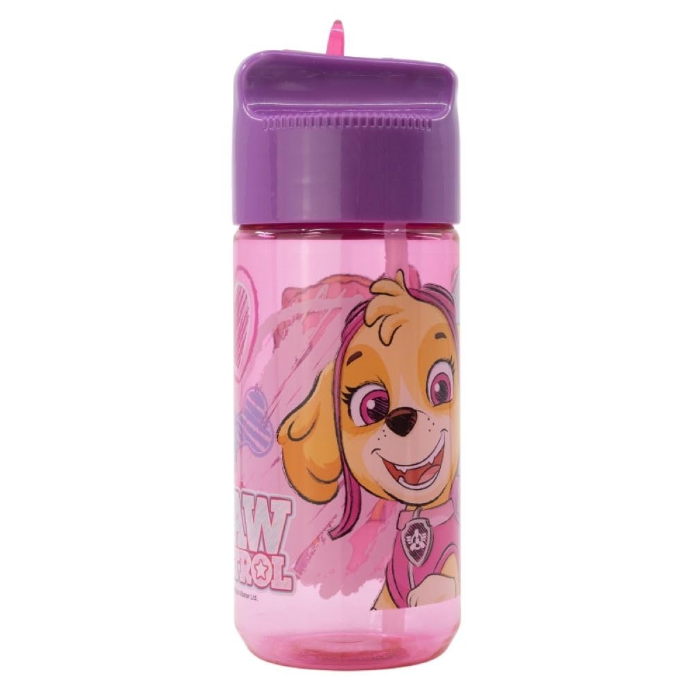 Om Supplies Girls Paw Patrol Patrol Characters Childrens Tritan Reusable Drinking Bottle 430Ml - Holiday, Back To School Lunch Kids Bpa Free Plastic (Patrol )