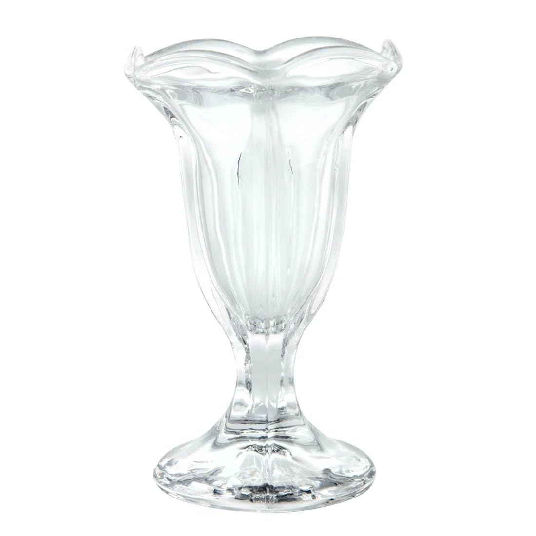 Olympia Traditional Tall Sundae Glasses 185ml (6 Pack) - Milshake, Ice Cream Cups CC907