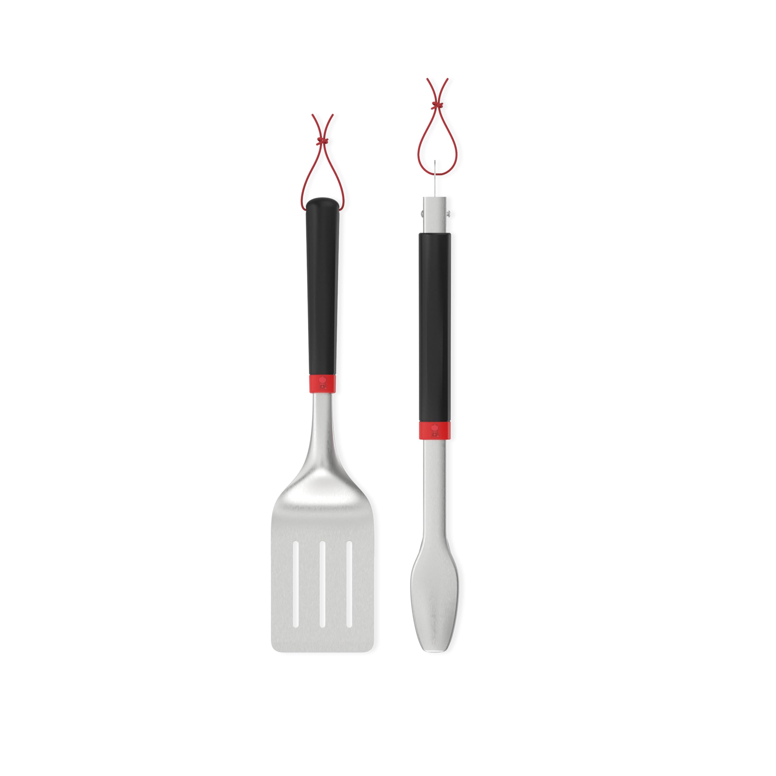 Weber Set d'ustensiles de Barbecue 2 pièces Pince et Spatule Poignée Ergonomique Compatible Lave-Vaisselle