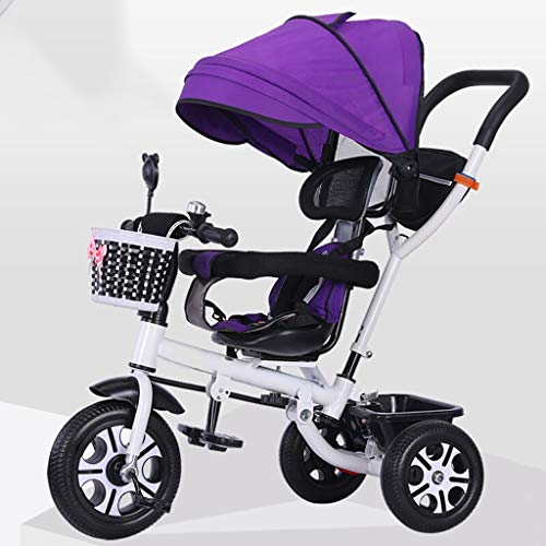 Fantastic Prices! NBgy Tricycle, Easy to Fold, Rotating, Multi-Function, 4-in-1 Tricycle, Portable, ...