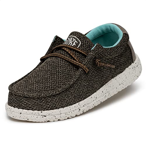 Hey Dude Wally Youth Sox Moccasin, Musk, 33 EU, Musk, 33 EU