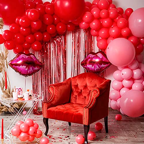 Image of PartyWoo Red Balloons 50 pcs 5 Inch Small Mini Matte Red Latex Balloons for Graduation Wedding Independence Day Valentine's Day Memorial Day Christmas Engagement Birthday Party Decorations Red-Y57