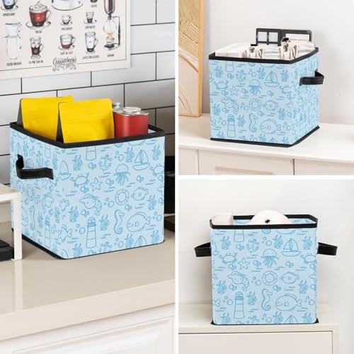 Cube organisateur pliable pour optimiser le rangement des placards - 8