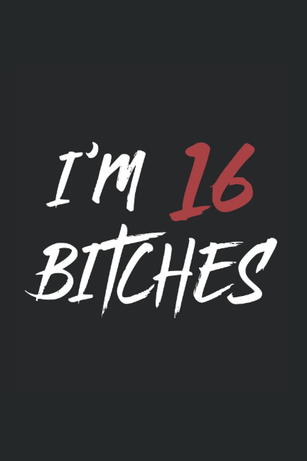 I'm 16 bitches: Ruled Notebook Diary Gift Idea Birthday Gift