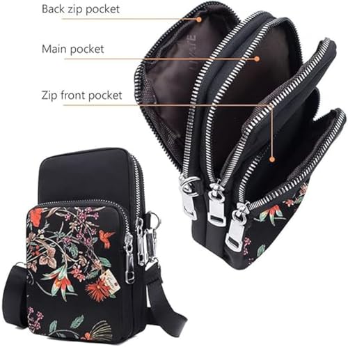 Image of Crossbody Mobile Sling Bag for Women |Stylish Phone Pouch with Detachable Strap & Adjustable Keychain|Mobile Purse|Versatile Mobile Pouch for Women