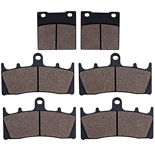 Cyleto Plaquettes de Frein Avant et Arrière pour Suzuki GSXR 750 1994-1999 TL 1000 R 1998-2003 GSXR 1100 W 1993-1998 GSF 1200 SK/K 2001-2005 GSX 1300 R 1999-2007