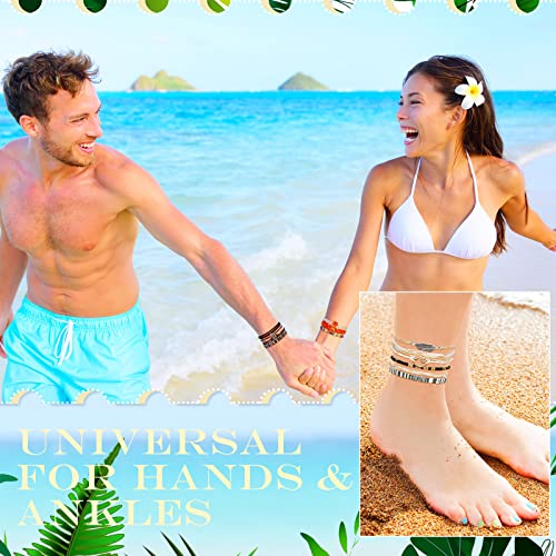Yinkin 36 Pieces Boho Surfer Bracelet Ankle For Women Waterproof Unisex Ethnic Ankle For Women And Men Handmade Summer Beach Bracelet Jewelry String Rope Ankle Bracelets Gifts thumb #5
