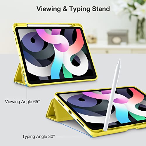Image of Akkerds for iPad Air 11 Inch Case M4 /M3 /M2, Air 5th /4th Gen 10.9, Yellow