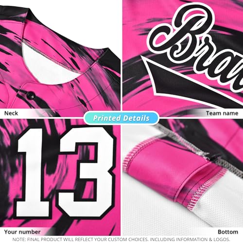 KXK Custom Baseball Jersey Personalized Stitched or Printed Name Number Logo Sports Jerseys for Men Women Youth miniatura 5