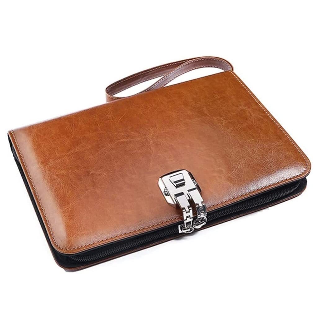 Taccuino Portatile, Libro Creativo con Password e Lucchetto, diario, diari aziendali, Libri scolastici, Planner A5, Organizer, da Ufficio(B)