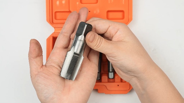 Set Maschi NPT Da 5 Pezzi In Acciaio Carbonio – Filettatura Per Tubi 3/4, 1/2, 3/8, 1/4, 1/8 Pollici